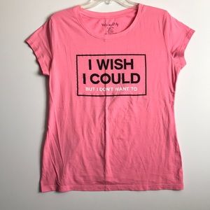 Wound Up I Wish I Could but I Don’t Want To Tee